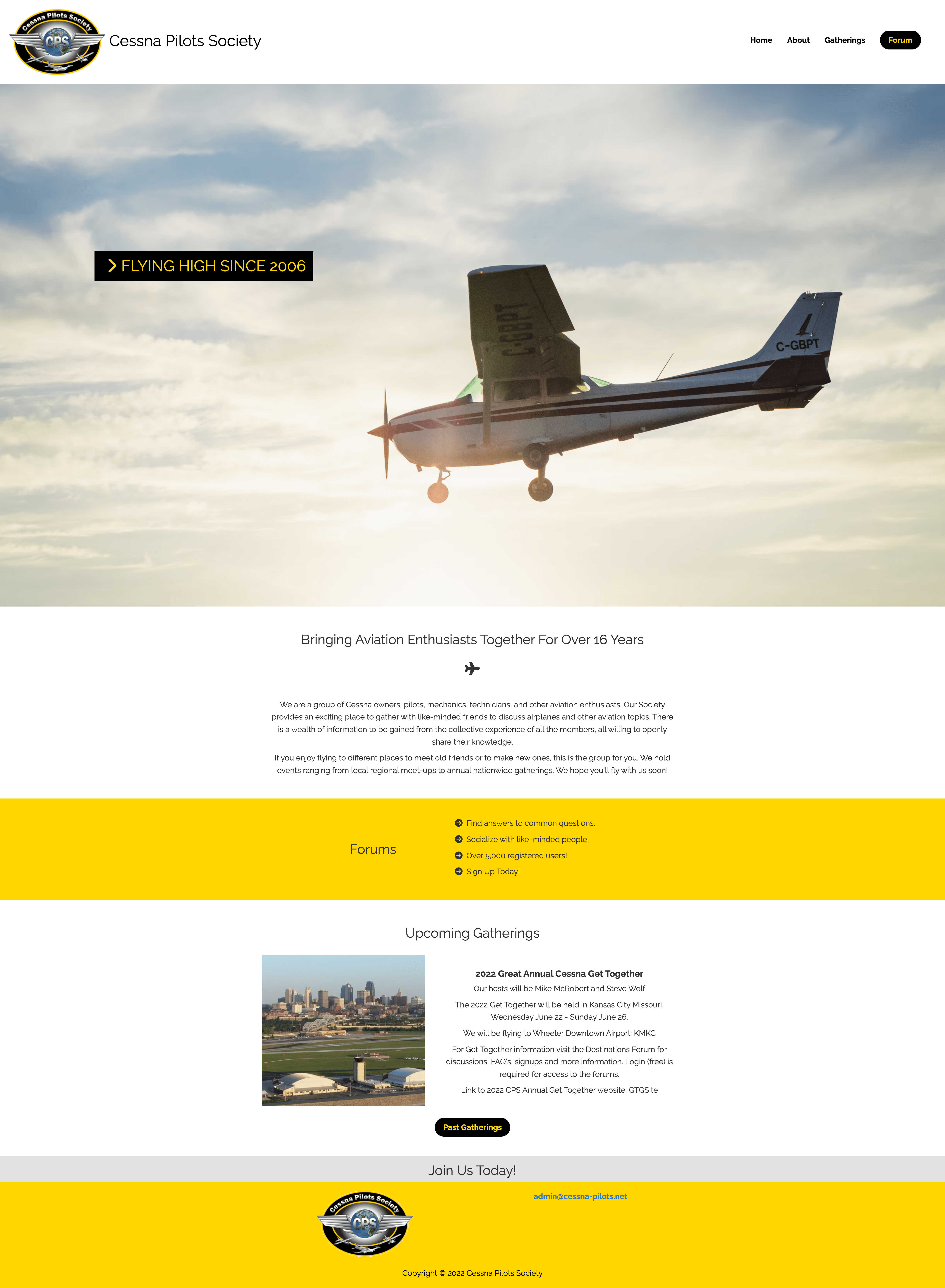 Example page from project